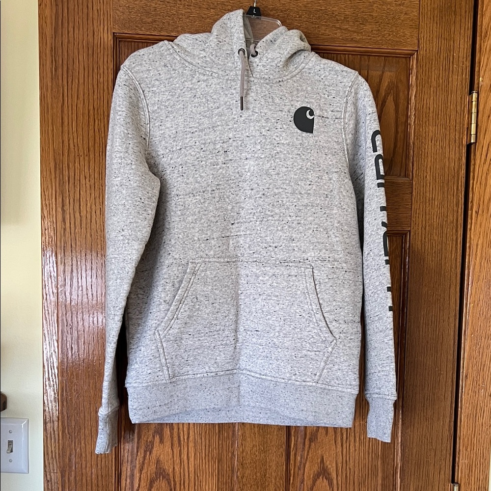 Carhartt Heather Gray Womans Pullover Hoodie